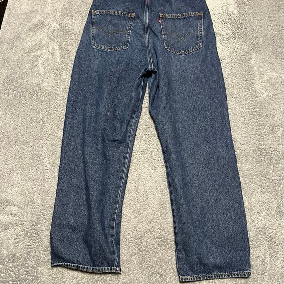 Levi's Overalls Jeans Women Large (34x28) Propose To Me Denim - Picture 3 of 11